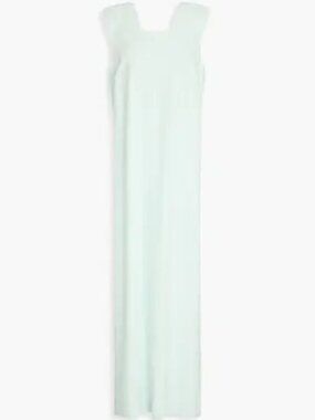 BITE STUDIOS Crepe maxi dress Color: Mint Size: UK 8